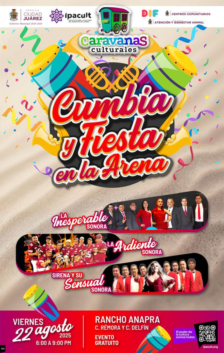 Caravana Cultural llegará este viernes al Centro Comunitario de Anapra