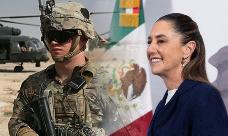 Sheinbaum deja en claro no intervencionismo del ejército de EU a México