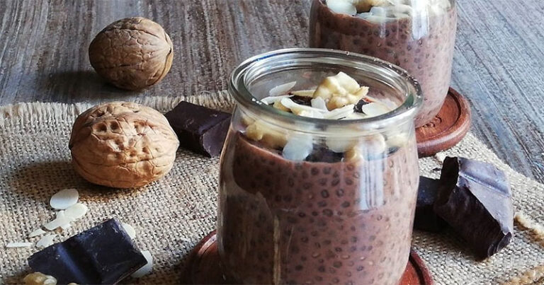 ¿Se te antoja un pudín de chía con cocoa? Fácil de preparar, te decimos como