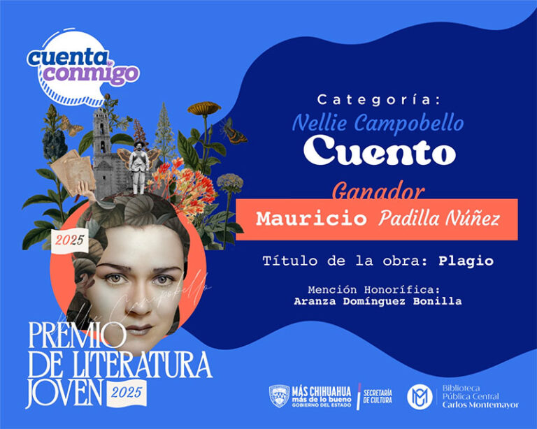 Anuncia Estado a ganadores del Premio Estatal de Literatura Joven 2025