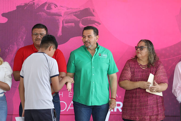Rehabilita el Gobierno Municipal la Telesecundaria 6228