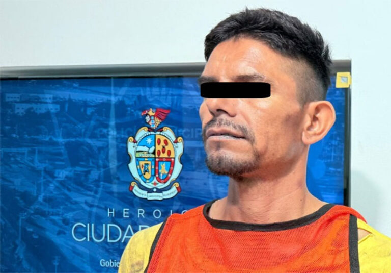 Policías Municipales detienen a sujeto acusado por el delito de feminicidio en grado de tentativa