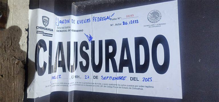 Realiza Gobernación Estatal 300 inspecciones y clausura 8 establecimientos durante la última semana