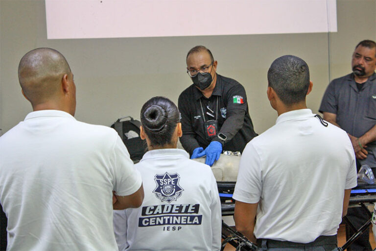 Capacita SSPE a agentes en la atención de emergencias por sobredosis de fentanilo