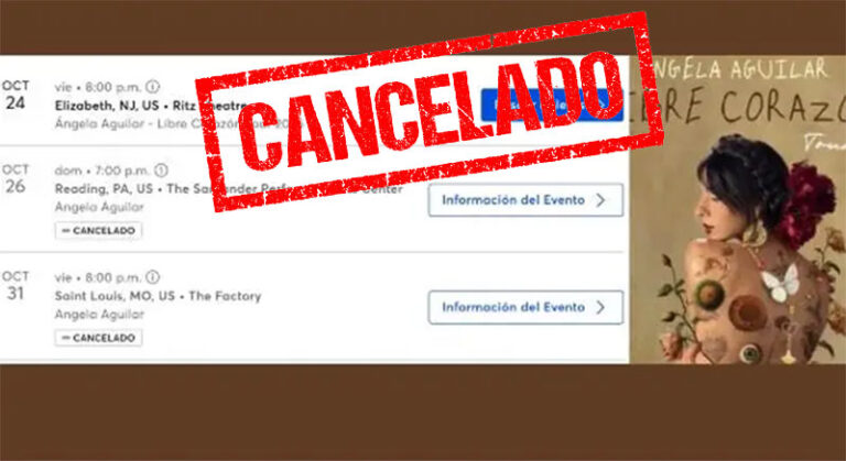 Cancela presentaciones por baja venta de boletos