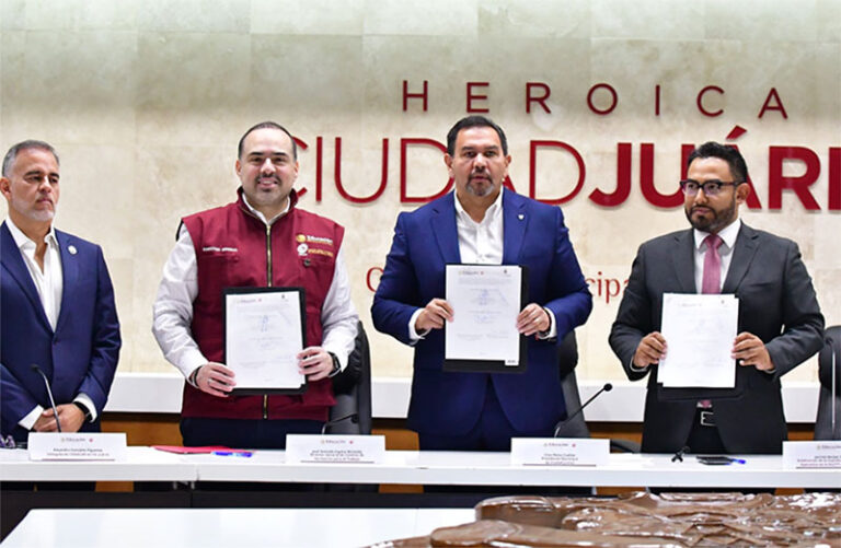 Firman convenio de colaboración CECATI y Municipio