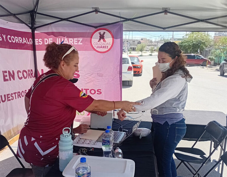 OMEJ brinda atención a ciudadanos durante Cruzadas por Juárez en la colonia Héroes de la Revolución