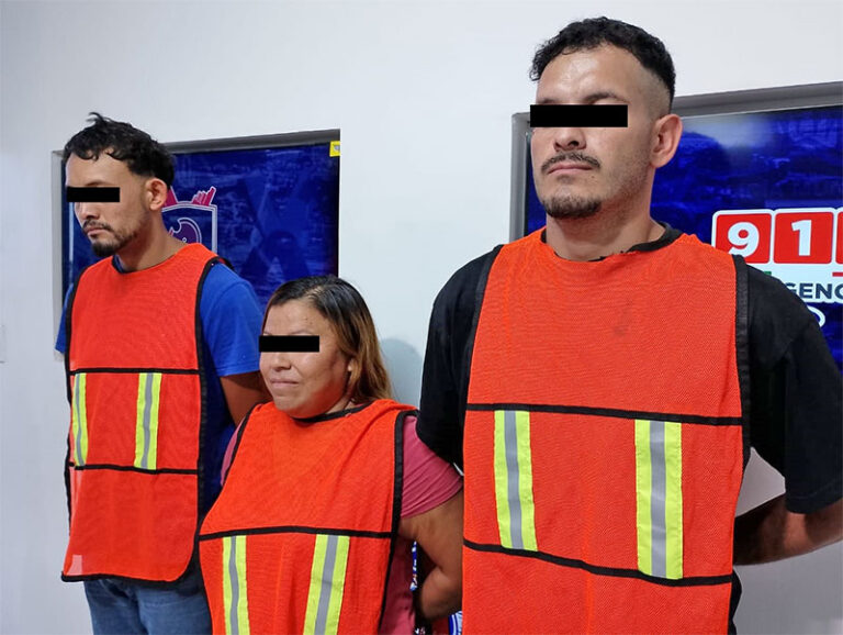 Detienen a tres personas por el delito de despojo y daños