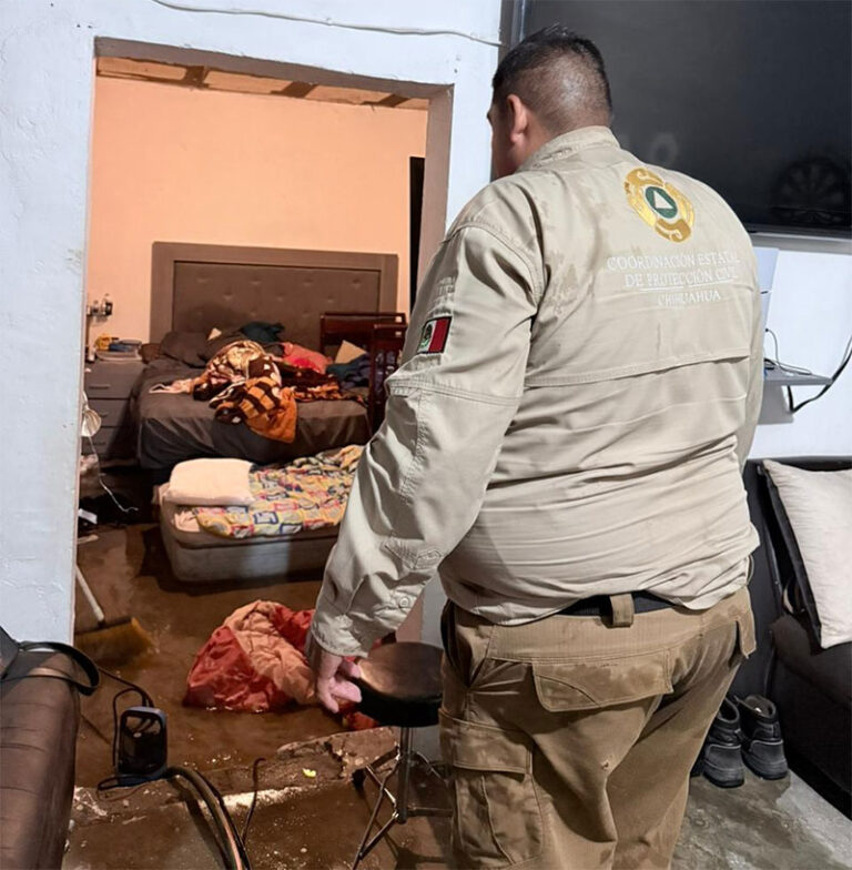 Atiende Protección Civil afectaciones por lluvias en Ciudad Juárez