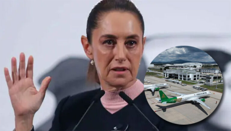 Enfurece Sheinbaum por cancelación de vuelos a EU