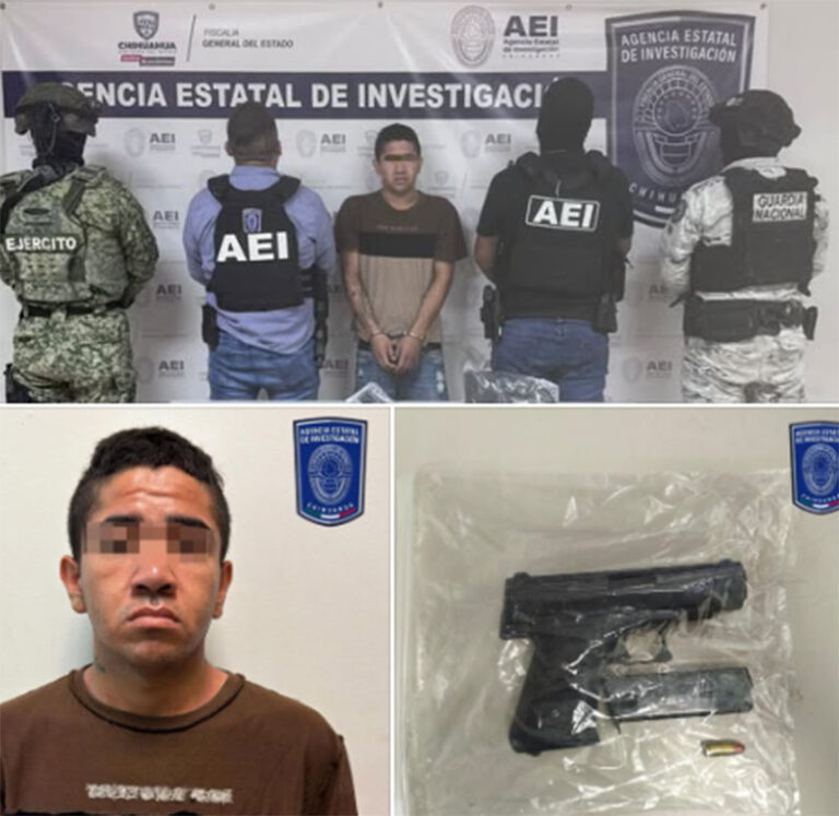 Detienen a individuo con arma de fuego y droga en Infonavit Tecnológico
