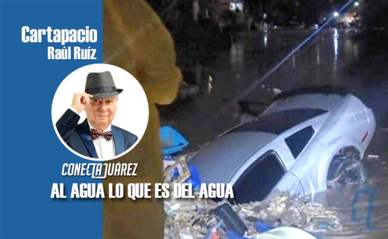 AL AGUA LO QUE ES DEL AGUA