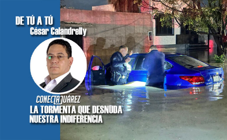 LA TORMENTA QUE DESNUDA NUESTRA INDIFERENCIA