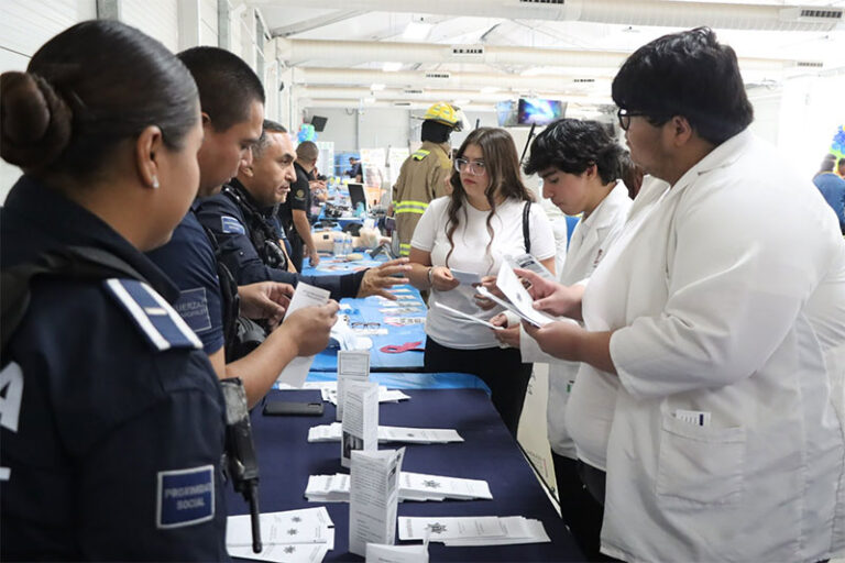 Participa SSPM en semana de prevención en empresa maquiladora
