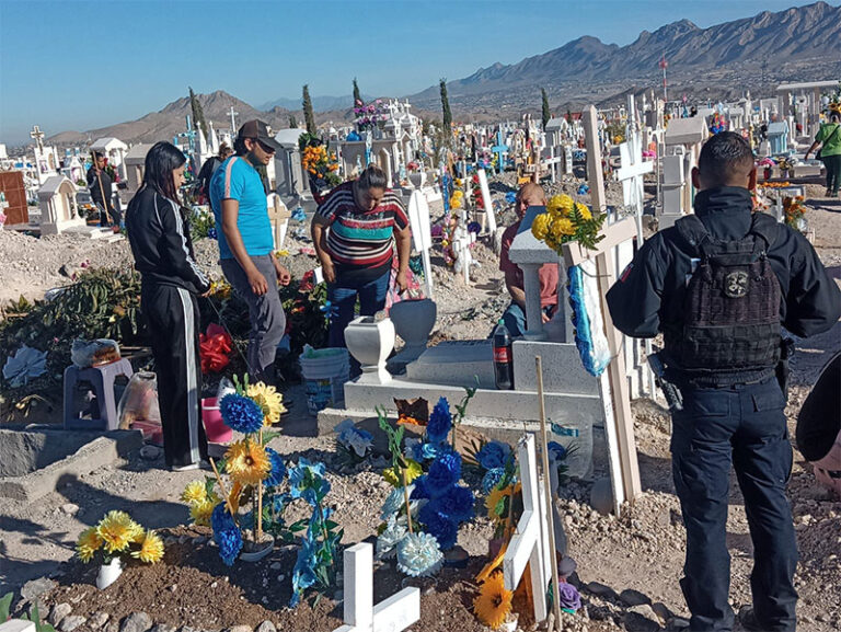 Saldo Blanco durante la celebración del ‘Día de Muertos’