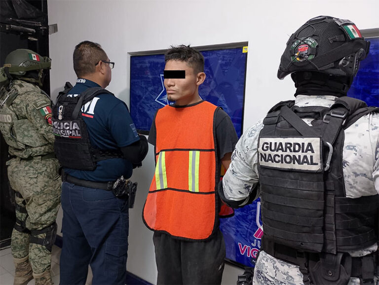 Operativo BOI detiene a un sujeto quien contaba con una orden de aprehensión