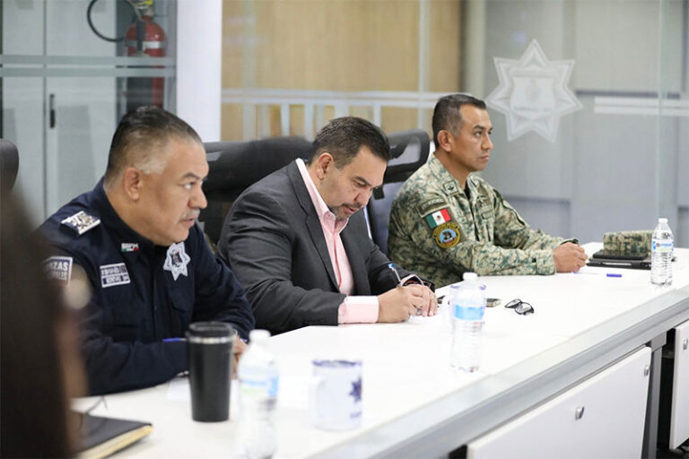 Encabeza el Alcalde Pérez Cuéllar reunión de la Mesa de Coordinación para la Construcción de la Paz