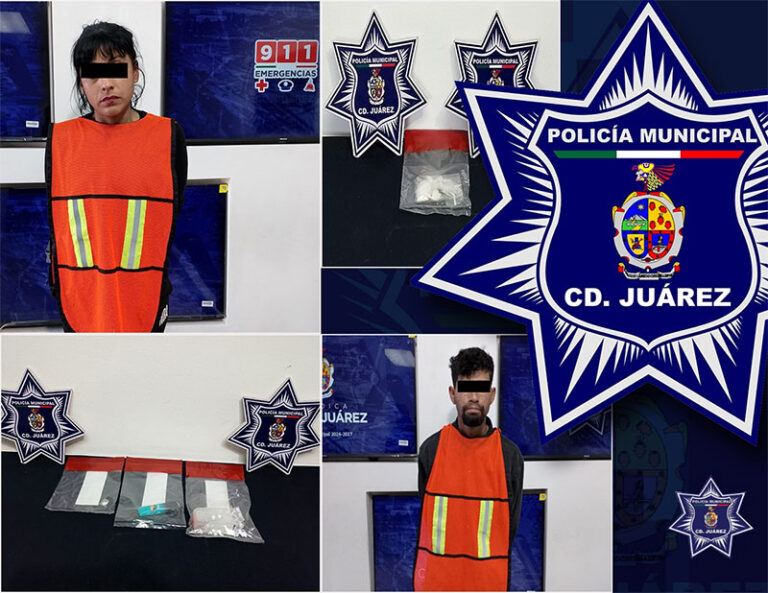 Detienen a tres sujetos acusados por delitos contra la salud