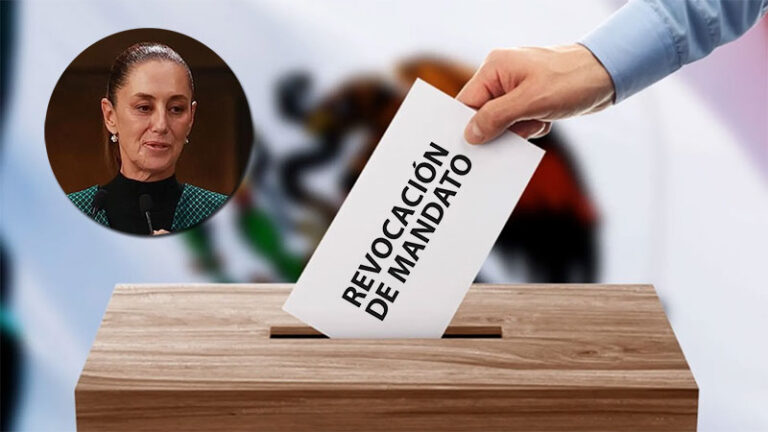 Revocación de mandato presidencial, a favor: Sheinbaum