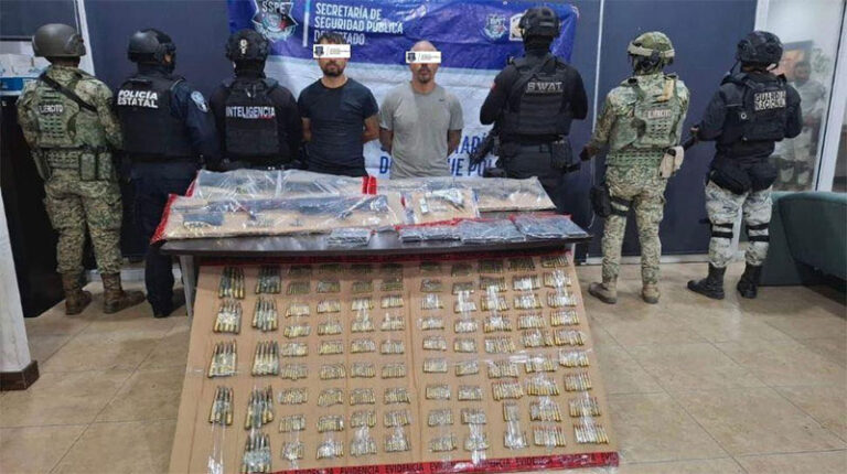 Detienen SSPE y autoridades federales a dos presuntos generadores de violencia en Ojinaga