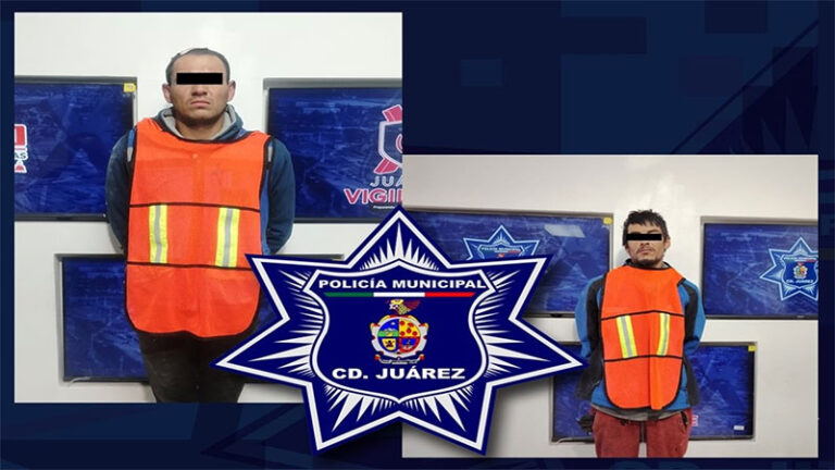 Detienen a dos sujetos acusados por el delito de violencia familiar