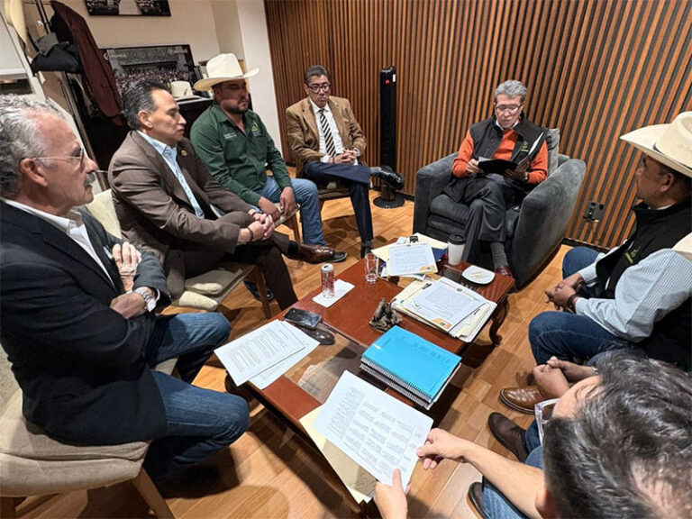 Diputados Alejandro Pérez Cuéllar y Maite Vargas se reúnen con productores de Chihuahua y el Dr. Ricardo Monreal para exponer inquietudes sobre la Ley de Aguas