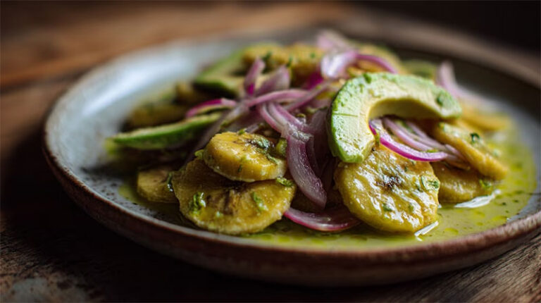 Prepáratelos y disfruta de un delicioso aguachile de plátano