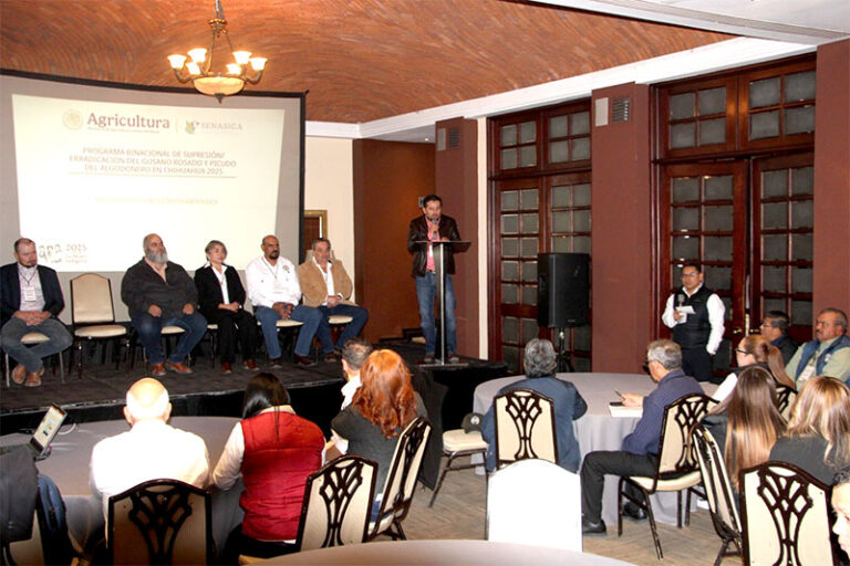 Es Chihuahua sede de la Reunión Anual del Programa Binacional de Erradicación del Gusano Rosado y del Picudo Algodonero