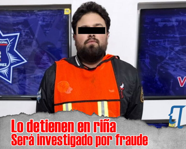 Lo detienen en riña, será investigado por fraude
