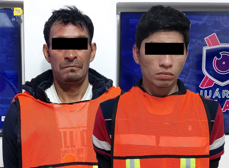 Agentes municipales detuvieron a dos personas con orden de aprehensión