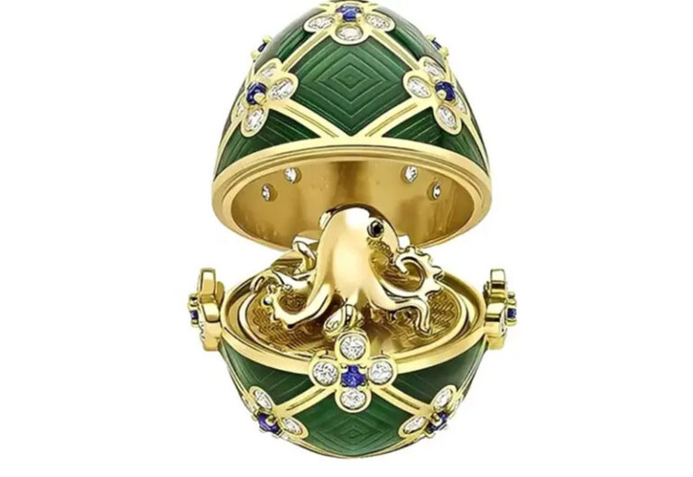 Se traga un huevo Fabergé para robarlo