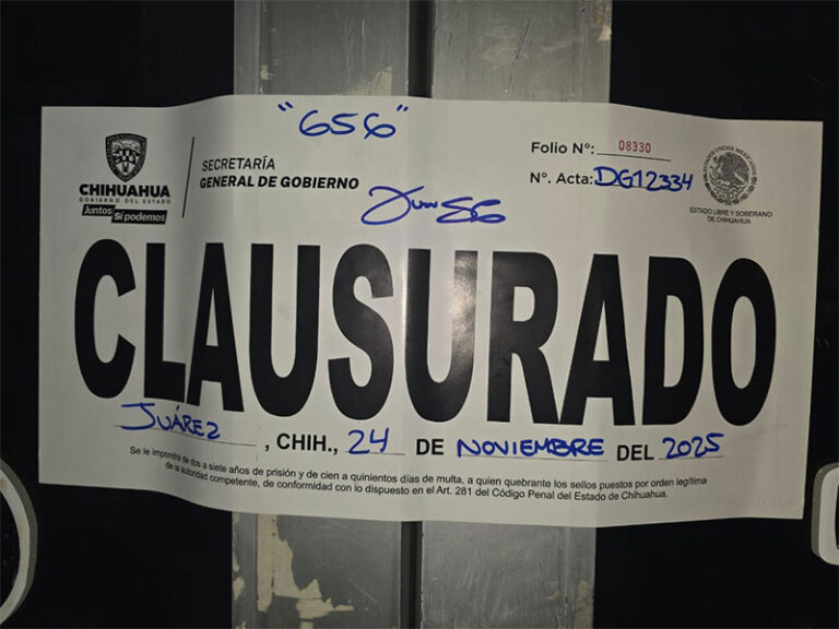 Realiza Gobernación Estatal 328 inspecciones y clausura seis establecimientos durante la última semana