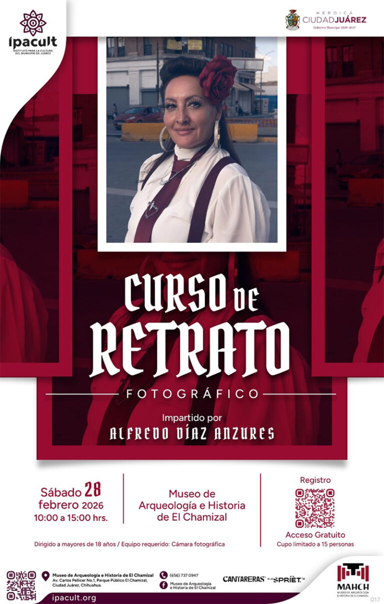 Impartirán Curso de Retrato en el Museo de Arqueología e Historia de El Chamizal