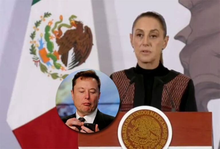 Le revira Sheinbaum a Musk: “Como político, es muy buen empresario”