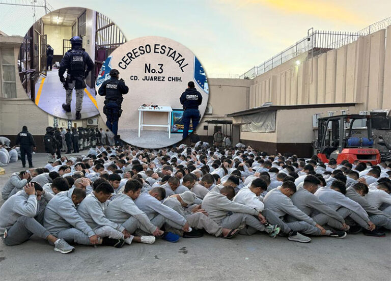 Operativo sorpresa en el Cereso No.3 de Ciudad Juárez