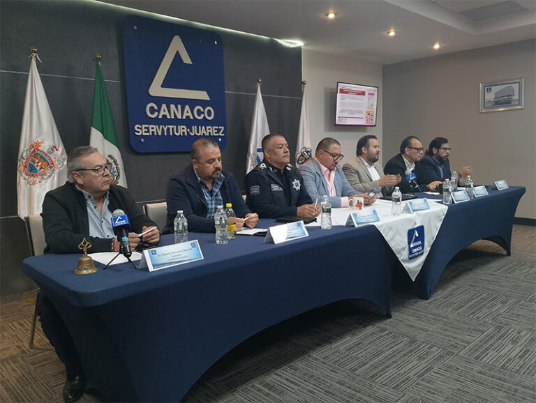 Titular de la SSPM da a conocer estrategias de seguridad y colaboración durante reunión con sector comercial