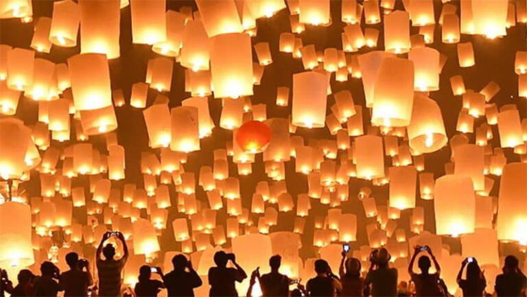 Iluminarán el cielo de Chapultepec al estilo de Tailandia