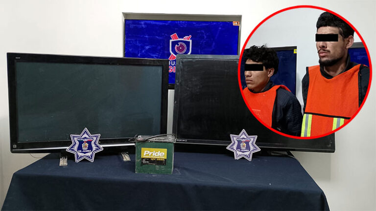 Detienen a tres sujetos acusados por el delito de robo a casa habitación