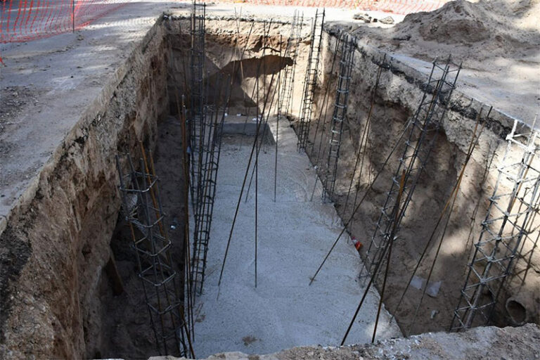 Avanza Obras Públicas en la construcción de pozos de absorción