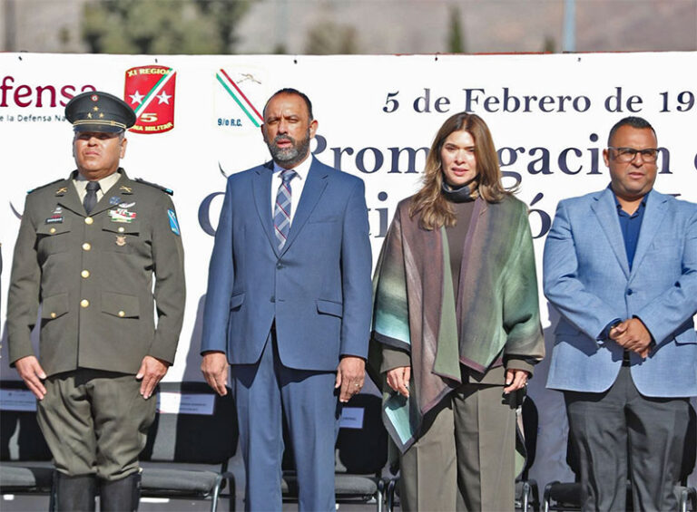 Gobierno Municipal conmemora el 109 Aniversario de la Constitución y el Mes del Ejército y Fuerza Aérea Mexicanos
