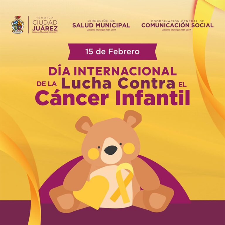 Salud Municipal llama a crear conciencia en el Día Mundial de la Lucha contra el Cáncer Infantil