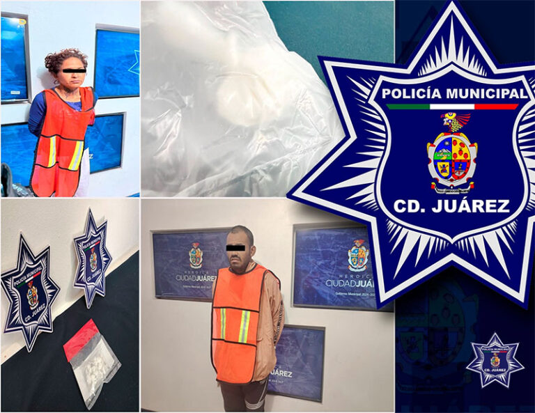 Arrestan a dos personas acusadas por delitos contra la salud