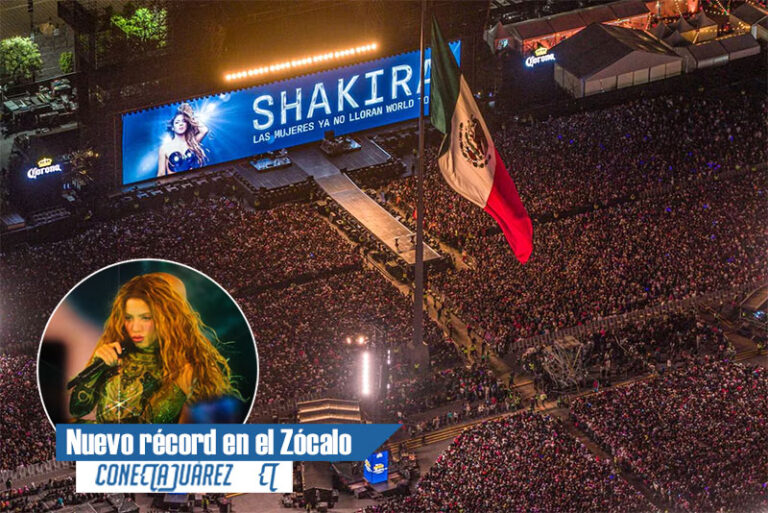 Nuevo récord en el Zócalo por concierto de Shakira