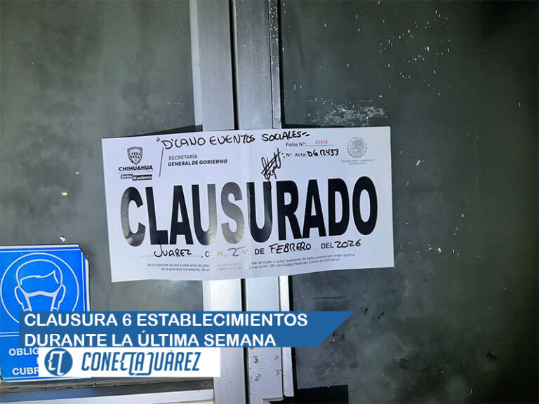 Realiza Gobernación Estatal 377 inspecciones y clausura 6 establecimientos durante la última semana