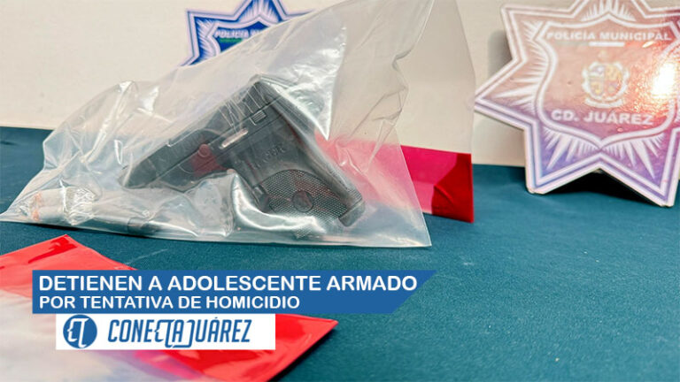Policías Municipales detienen a adolescente armado por tentativa de homicidio en Héroes de la Revolución