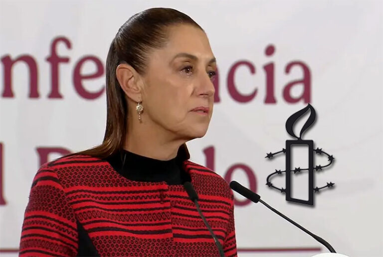 Amnistía Internacional en plena Compa Mundial: Sheinbaum responde