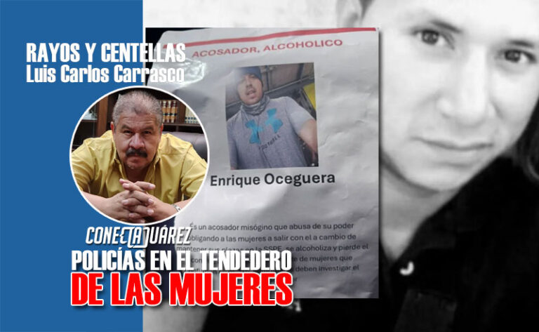 POLICÍAS EN EL TENDEDERO DE LAS MUJERES
