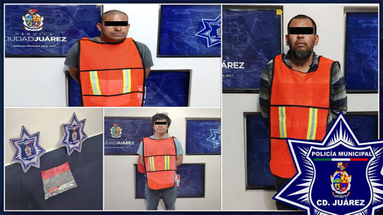 Arrestan a tres personas acusadas por el delito de violencia familiar en hechos distintos