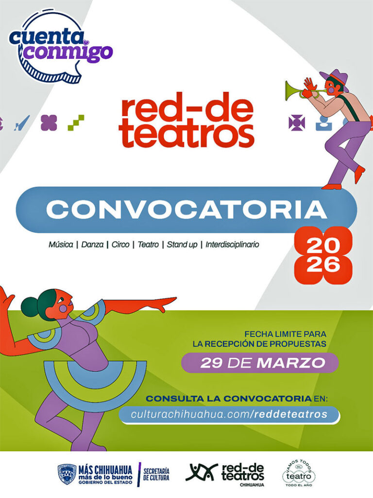 Lanza Secretaría de Cultura convocatoria del programa Red de Teatros 2026