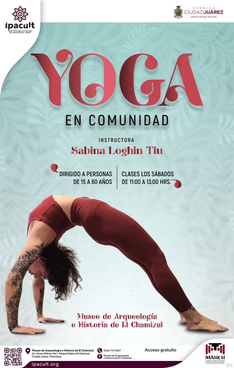 Impulsa el IPACULT “Yoga en comunidad” en el Museo de Arqueología e Historia de El Chamizal